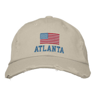 Atlanta American Flag Baseball Pet