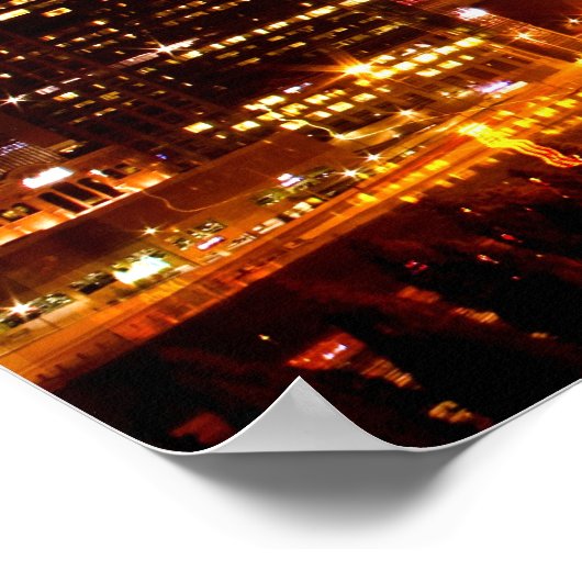 Atlanta at Dusk Poster (Hoek)