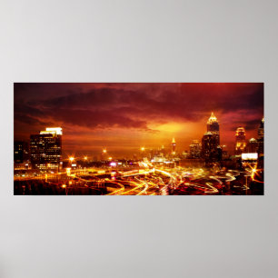 Atlanta at Dusk Poster