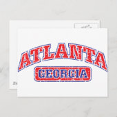 Atlanta Athletic Briefkaart (Voorkant / Achterkant)
