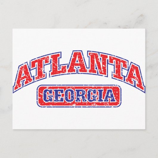 Atlanta Athletic Briefkaart (Voorkant)
