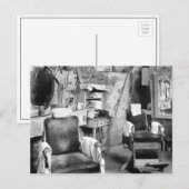 Atlanta Barber Shop, 1936 Briefkaart (Voorkant / Achterkant)