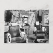 Atlanta Barber Shop, 1936 Briefkaart (Voorkant)