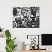 Atlanta Barber Shop: 1936 Poster (Thuiskantoor)