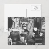 Atlanta Barber Shop, jaren '30 Briefkaart (Voorkant / Achterkant)