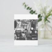 Atlanta Barber Shop, jaren '30 Briefkaart (Staand voorkant)