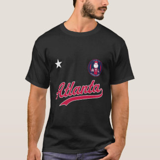 Atlanta Baseball Jersey ATL Mini Badge T-shirt