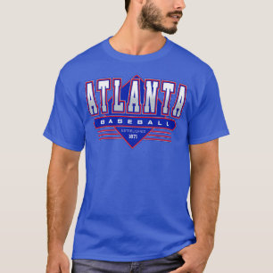 Atlanta Baseball Retro  Braves Geïnspireerd 90s T-shirt
