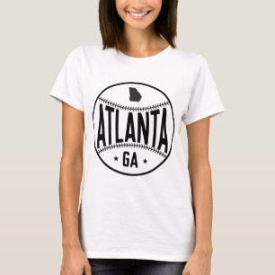 Atlanta Baseball Thema T-shirt