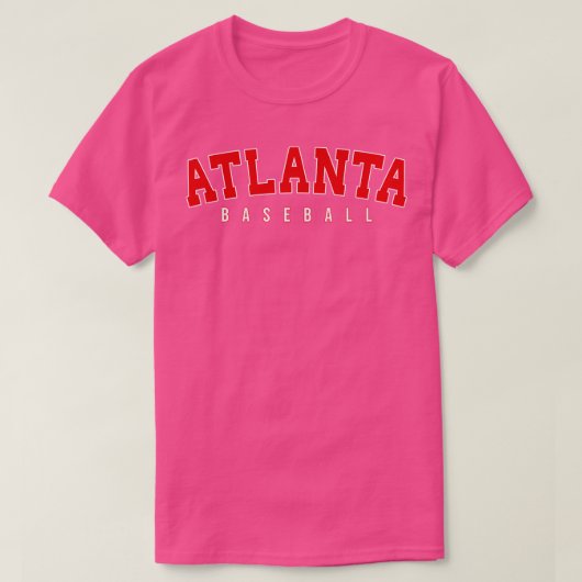 Atlanta Baseball TS shirt (Design voorkant)