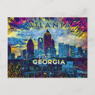 Atlanta, bezoek Georgia... Briefkaart