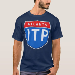 Atlanta binnen de perimeter verkeersbord T-shirt