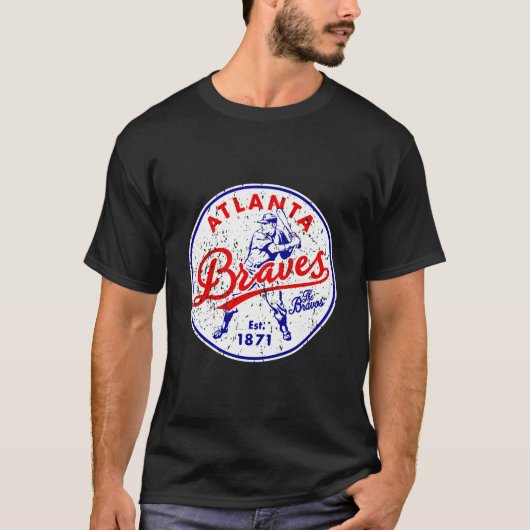 Atlanta Bravesss Baseball Vintage T-shirt (Voorkant)