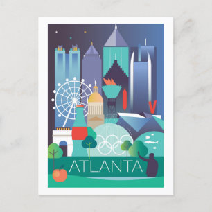 Atlanta Briefkaart