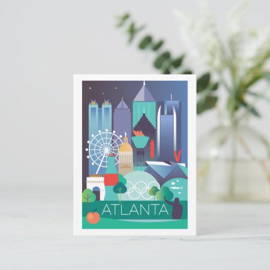 Atlanta Briefkaart (Staand voorkant)