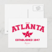 Atlanta Briefkaart (Voorkant / Achterkant)