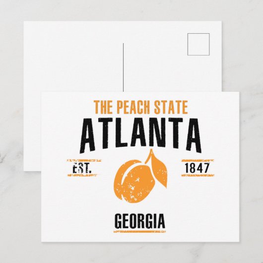 Atlanta Briefkaart (Voorkant / Achterkant)