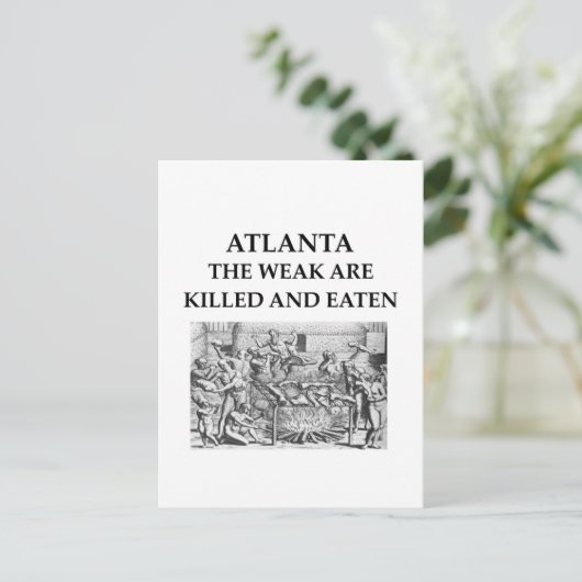 atlanta briefkaart (Staand voorkant)