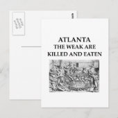 atlanta briefkaart (Voorkant / Achterkant)