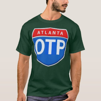 Atlanta buiten de perimeter verkeersbord T shirt