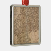Atlanta-campagne - Panoramische kaart 3 voor de bu Metalen Ornament (Rechts)
