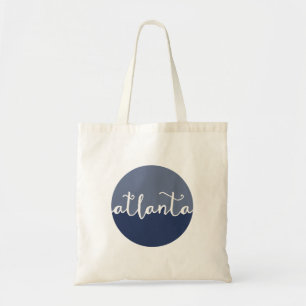 Atlanta canvas tas handboekblauw