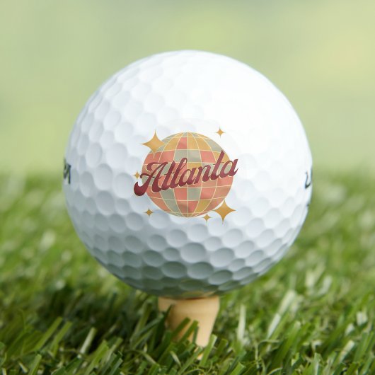 Atlanta City Georgia Retro golfresort Golfballen