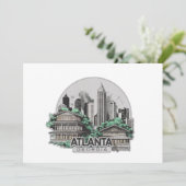 Atlanta City Georgia Verenigde Staten Kaart (Staand voorkant)