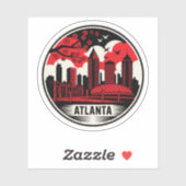 Atlanta City Georgia Verenigde Staten Sticker (Vel)