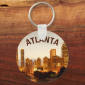 Atlanta City Night Uitzichten Sleutelhanger (Voorkant)