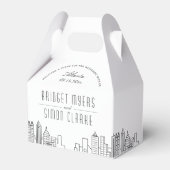 Atlanta | City Skyline Wedding Favor Box Bedankdoosjes (Voorkant Zijde)