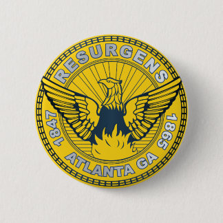 Atlanta City-zegel Ronde Button 5,7 Cm