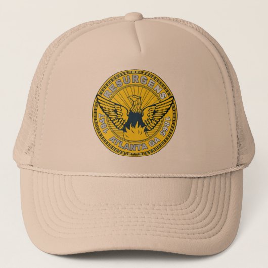 Atlanta City-zegel Trucker Pet (Voorkant)