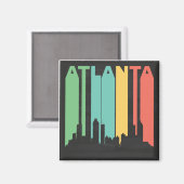  Atlanta Cityscape Magneet (Voorkant / Achterkant)