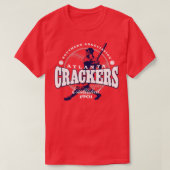 Atlanta Crackers Honkbal T-shirt (Design voorkant)