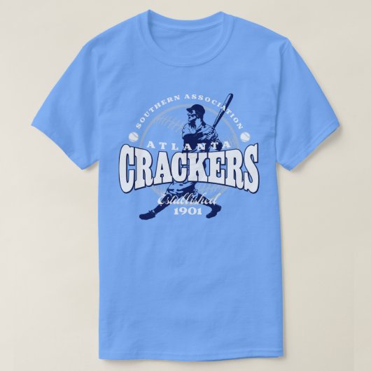 Atlanta Crackers Honkbal T-shirt (Design voorkant)