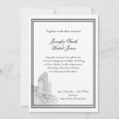 Atlanta Destination Wedding Invitation Kaart (Voorkant)