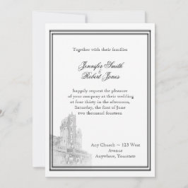 Atlanta Destination Wedding Invitation Kaart