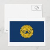 Atlanta Flag Briefkaart (Voorkant / Achterkant)