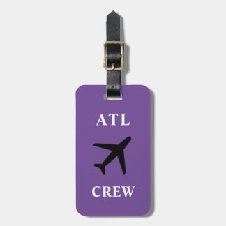 Atlanta Flight Crew Bag Label Bagagelabel