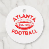 Atlanta Football  stijl Bedankjes Labels (Achterkant)