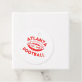 Atlanta Football  stijl Bedankjes Labels (In situ)
