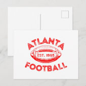 Atlanta Football  stijl Briefkaart (Voorkant / Achterkant)
