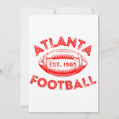 Atlanta Football  stijl Kaart (Achterkant)
