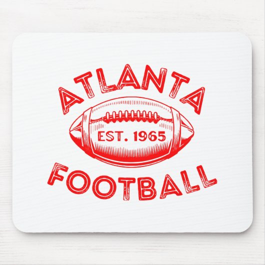 Atlanta Football stijl Muismat (Voorkant)