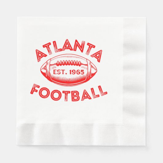 Atlanta Football  stijl Servet (Voorkant)