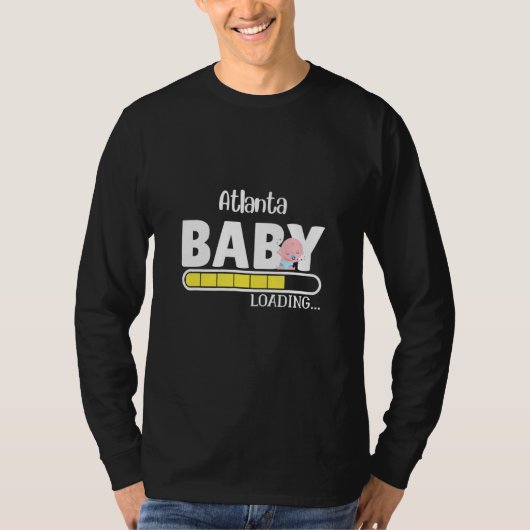 Atlanta Funny Native Pride State Baby Ouder Moeder T-shirt (Voorkant)