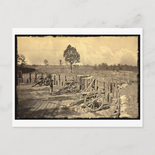 Atlanta, GA Amerikaanse burgeroorlog Briefkaart (Voorkant)