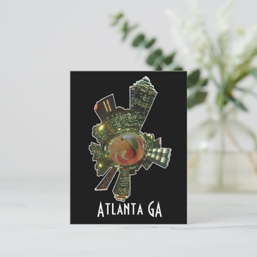 ATLANTA GA BRIEFKAART (Staand voorkant)