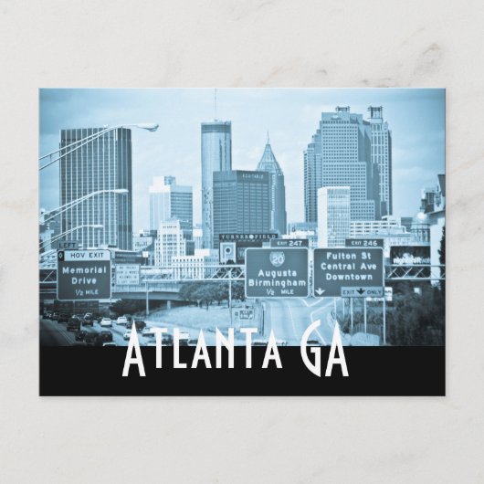 ATLANTA GA BRIEFKAART (Voorkant)